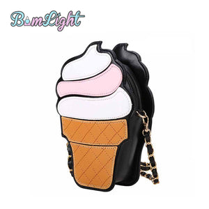 Women Bag Ice Cream Shape