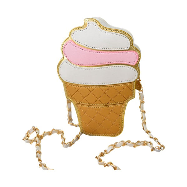 Women Ice cream Cupcake Mini Bags